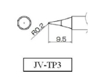 Grot uniwersalny stożek 0.2mm JV-TP3N do stacji iSolder-40 PT AOYUE T12