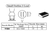 Dysza hotair do SOJ 18x8mm 1184