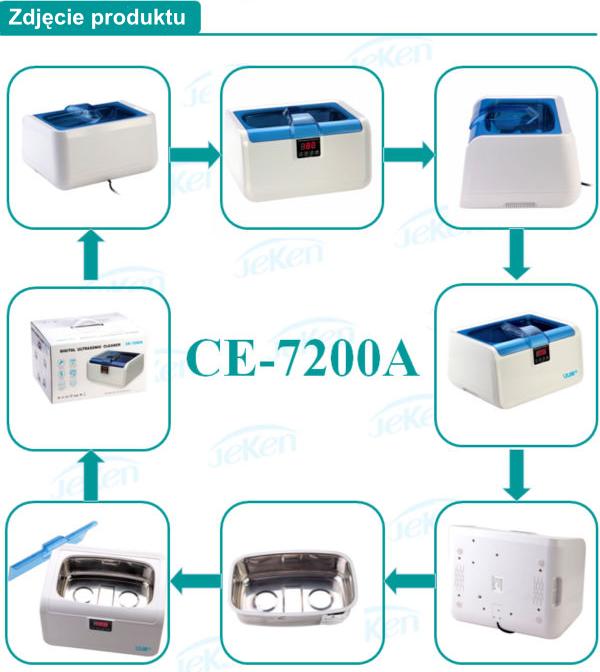 Myjka ultradźwiękowa 2,5l 120W cyfrowa CE-7200A