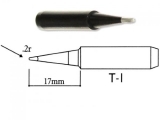 Grot lutowniczy stożek 0.2mm 900M T-IHQ Black T-I   do stacji WEP AOYUE ZHAOXIN YIHUA PT