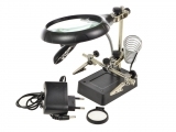 Trzecia ręka ZD-126-3 uchwyt i lupa, podświetlenie LED