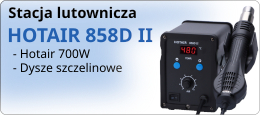 Stacja lutownicza HOTAIR 858D II