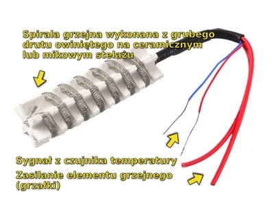 Stacja lutownicza 2w1 WEP 992D kompresor, grotówka 75W