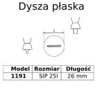 Dysza hotair do SIP 26mm 1191