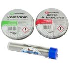 Zestaw lutowniczy – Kalafonia 40g +Pasta 40g +Cyna z topnikiem