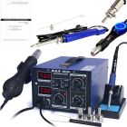 Stacja lutownicza 2w1 HOTAIR WEP 852D+ 740W wentylator + Odsysacz elektr.