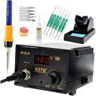 Stacja lutownicza WEP 937D+ 75W LED ESD Safe + Zestaw Serwisowy, Narzędzia i Chemia