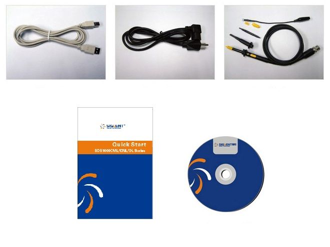 Oscyloskop cyfrowy Siglent SDS1102CML 1Gs 100MHz ekran 7"