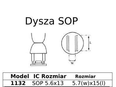 Dysza hotair do SOP 5.6x13mm 1132
