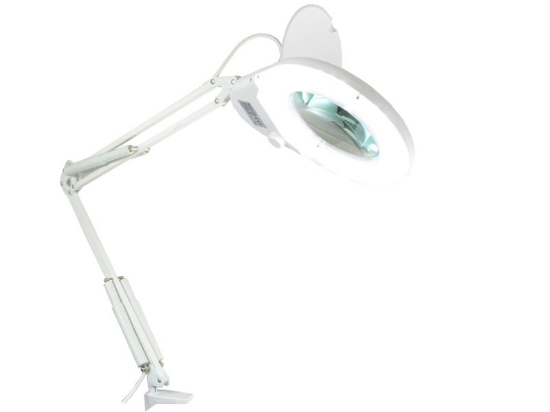 Lampa lupa z podświetleniem LED okrągła ZD-129A LED x5