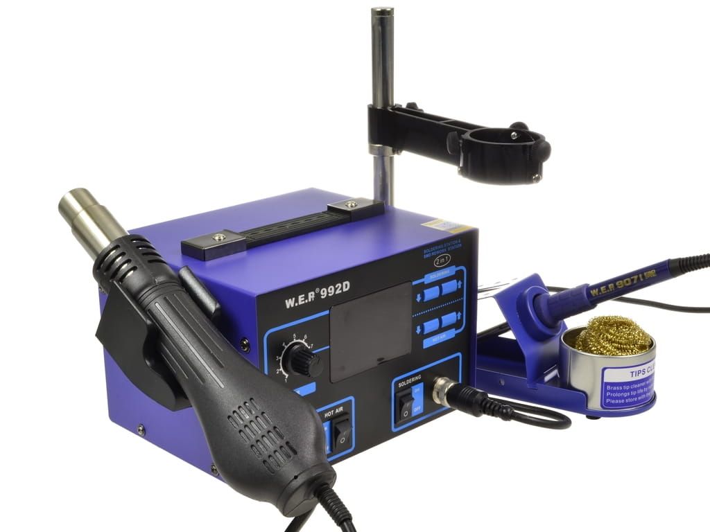 Statyw na kolbe hotair lutowanie z wolnymi rękami