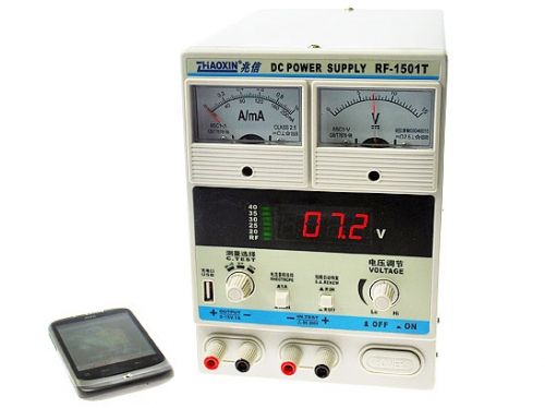 Zasilacz laboratoryjny ZHAOXIN RF-1501T 15V 1A LED