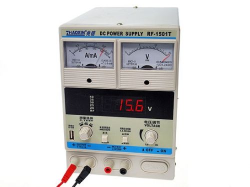 Zasilacz laboratoryjny ZHAOXIN RF-1501T 15V 1A LED