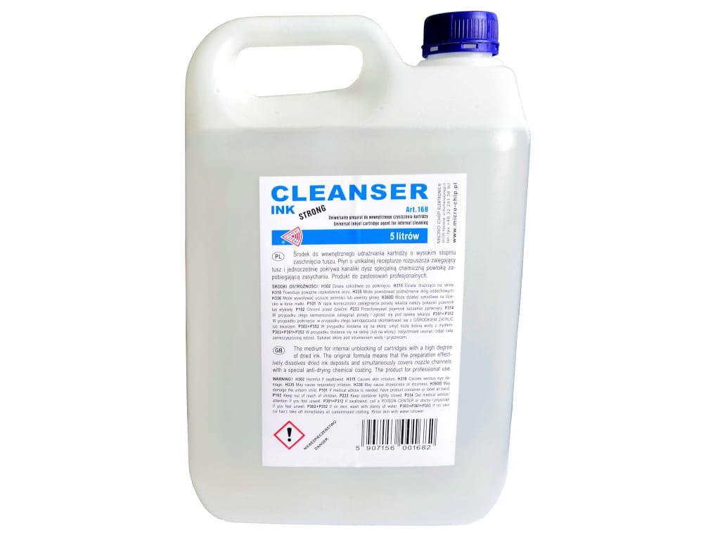 Płyn do regeneracji kartridży Cleanser Ink Strong 5 l