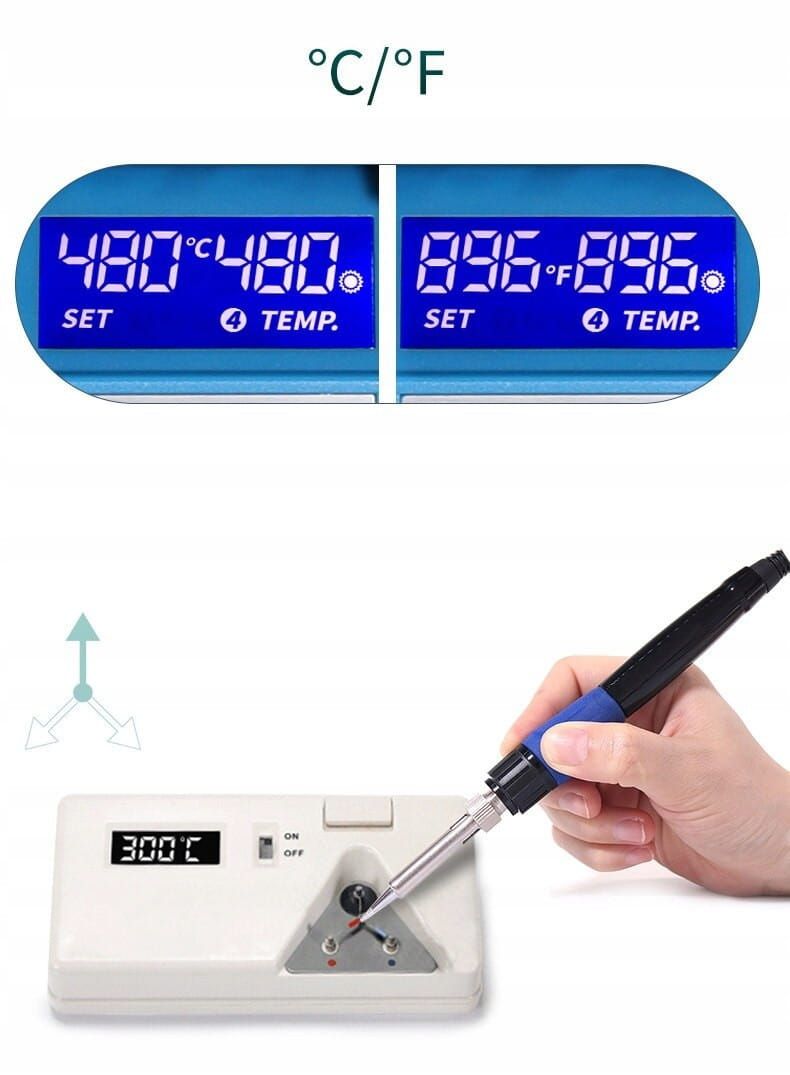 Stacja lutownicza kolbowa grotowa WEP 939D+III