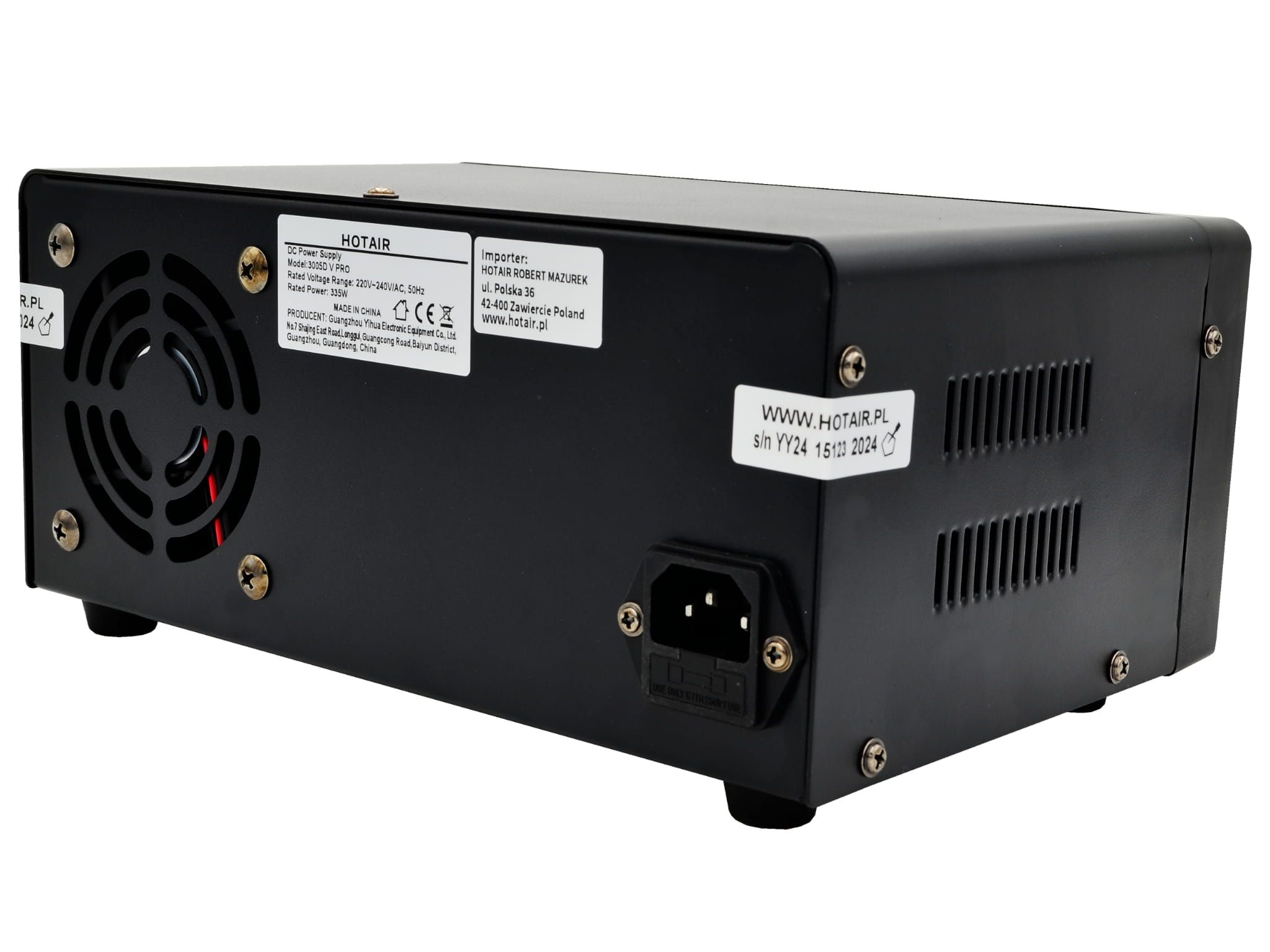 Zasilacz Laboratoryjny HOTAIR 3005D-V PRO 30V 5A 8xUSB 3xPamięć