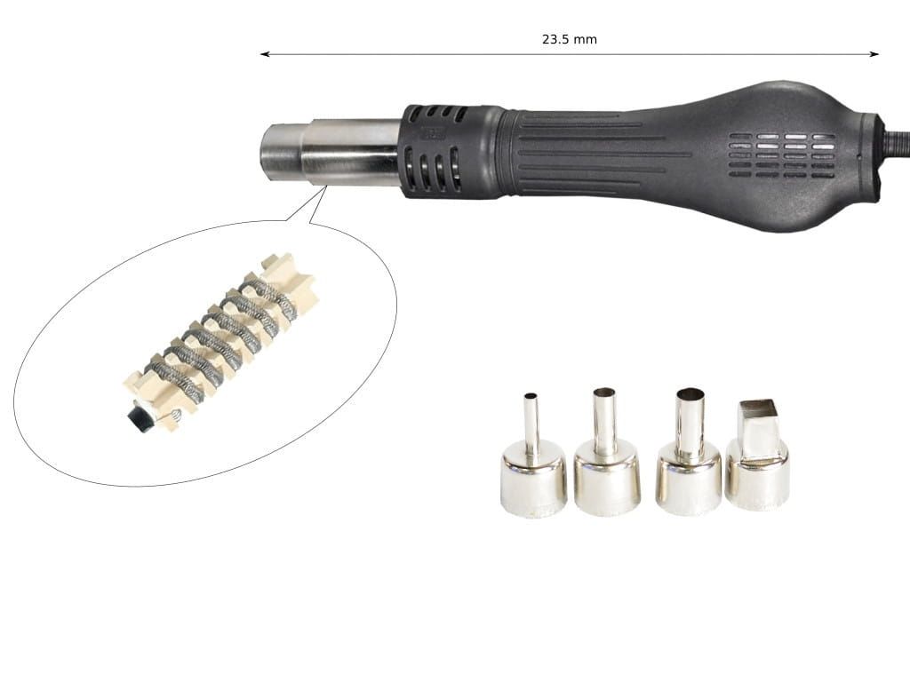 Stacja lutownicza Hotair WEP 938BD-I