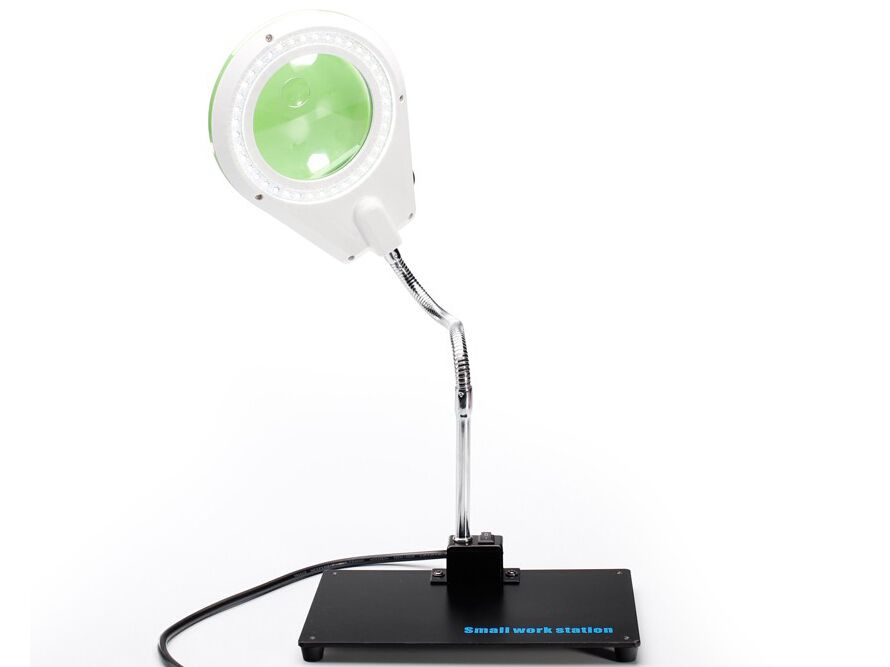 Platforma naprawcza z lupo lampą LED 628A-1