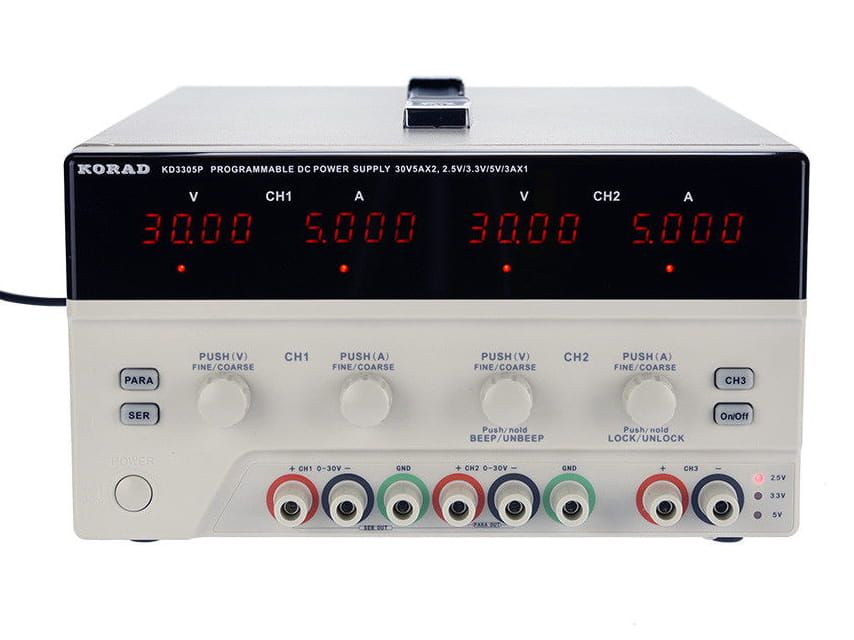 Zasilacz KORAD potrójny KD3305P 2x30V5A 1x5V3A ŁączePC