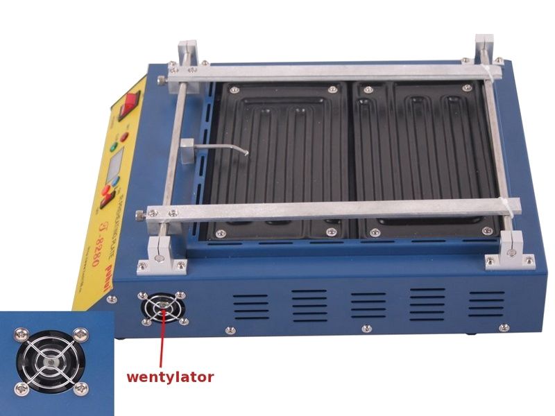 Podgrzewacz preheater Puhui T-8280 duży laptopów
