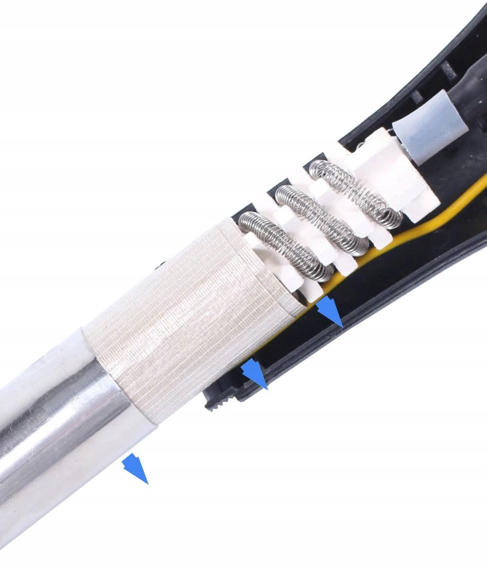 Stacja lutownicza 2w1 precyzyjna WEP 902D-IV 775W hot air grot T12