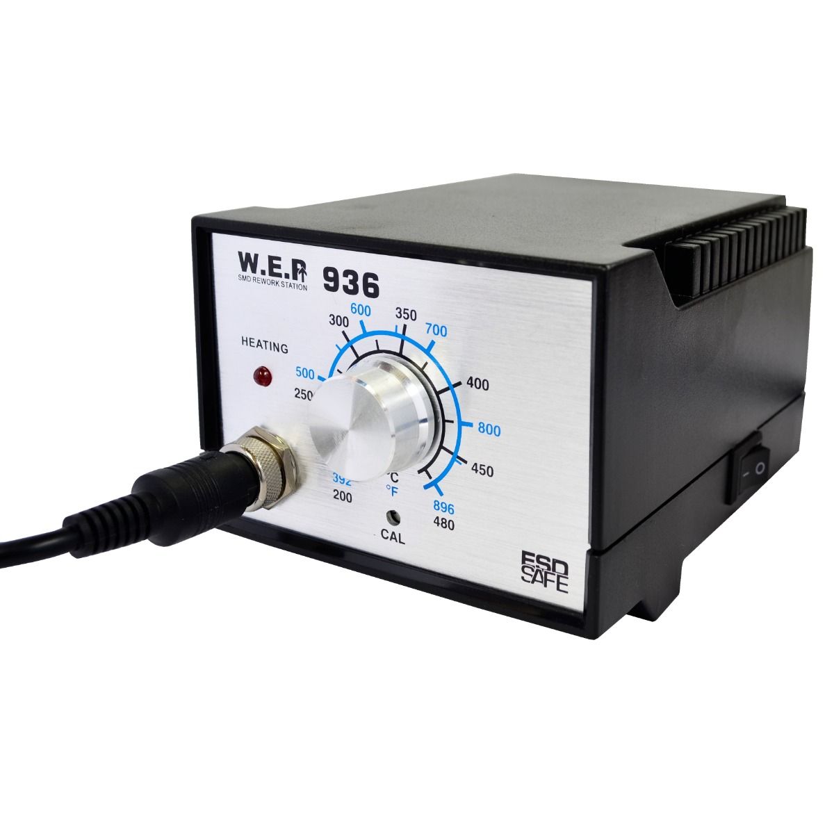 Stacja lutownicza WEP 936 60W ESD Safe + Zestaw Serwisowy (Mata ESD, Odsysacz, Cyna, Groty 900M)