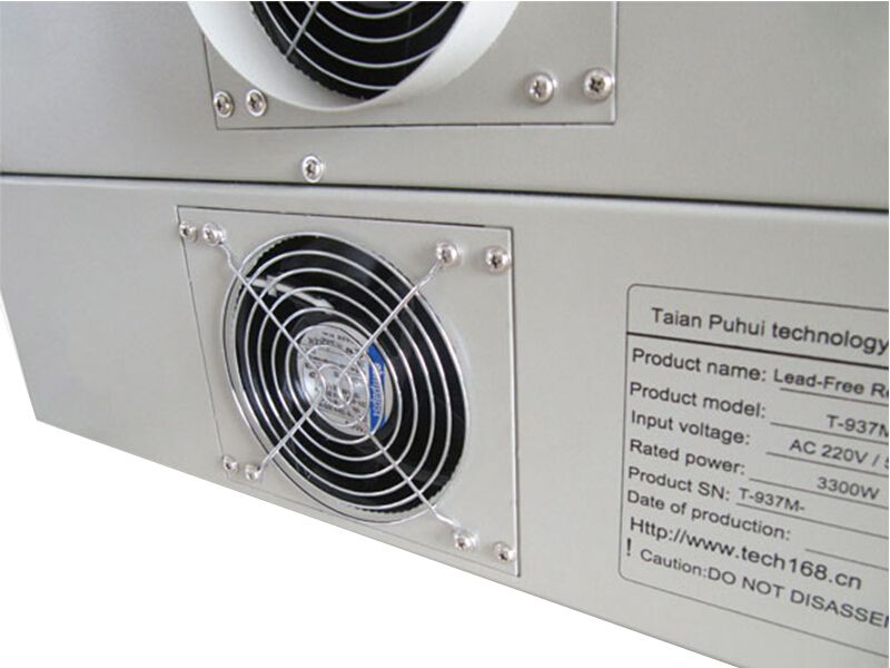 Piec PCB T-937M do REFLOW moc 3300W łącze z PC