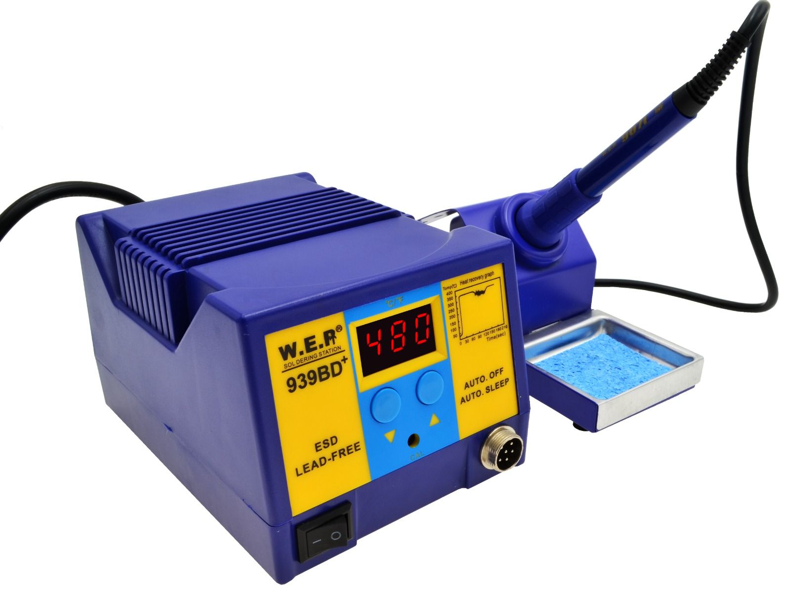 Stacja lutownicza WEP 939BD+ 75W +Odsysacz elektryczny
