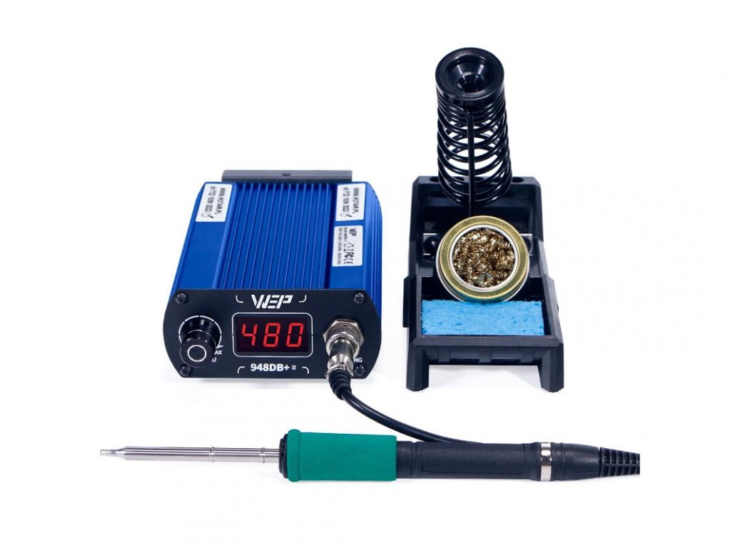 Stacja lutownicza grotowa WEP 948DB+II 75W T12 Pamięć LCD