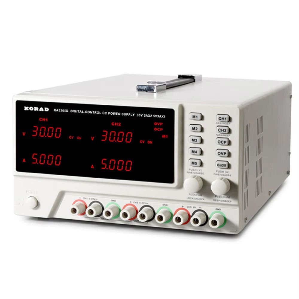 Zasilacz KORAD potrójny KA3305D 2x30V5A 1x5V3A