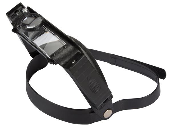 Lupa nagłowna okulary z podświetleniem LED x1.8 x2,3 x3.7 x4,8