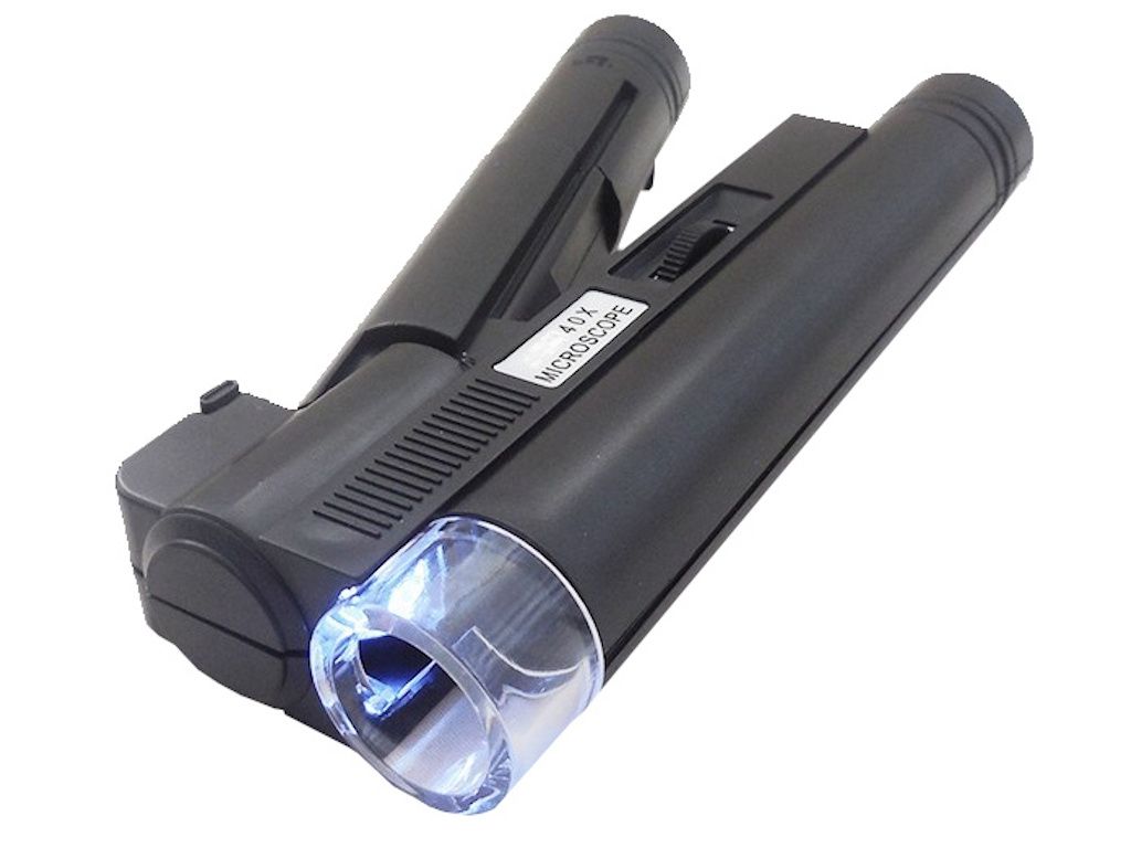 Mikroskop mini 40x z podświetleniem LED