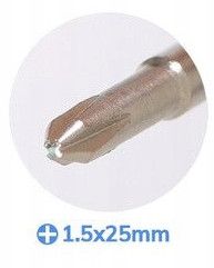 Wkrętak śrobokręt krzyżak  1,5x25mm