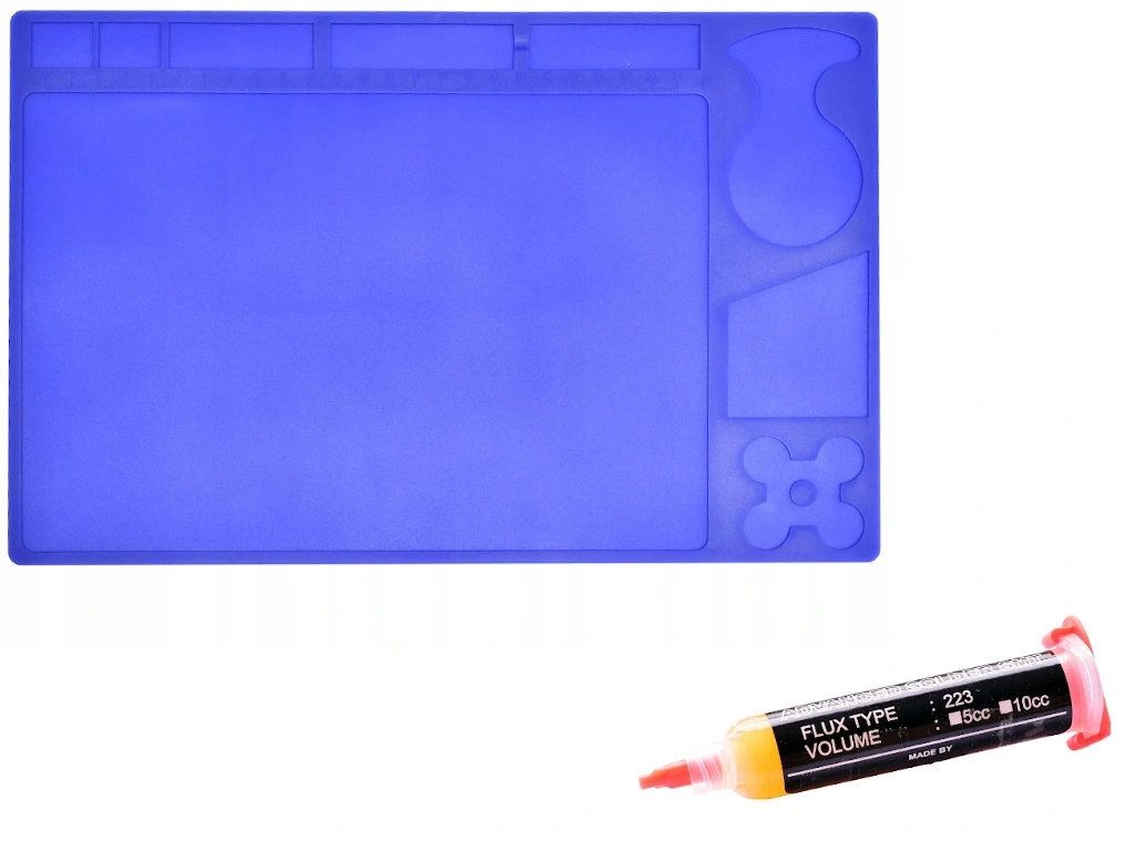 Stacja Lutownicza  WEP 948D 2w1 Standard - Rozlutownica +Mata 33x21cm Flux 223