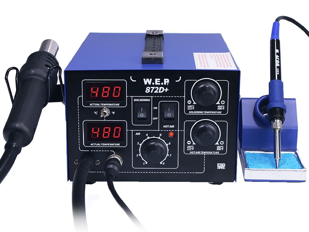 Mocna kolba grotowa WEP 907F w kolorze żółto-niebieskim z złączem 5-pin i grotem 900M