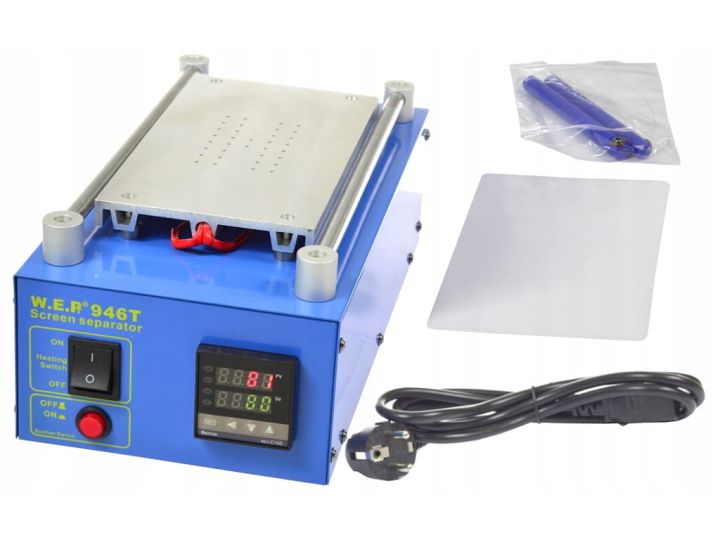 Podgrzewacz screen separator WEP 946T 9.06" 20x11cm refurbished LCD