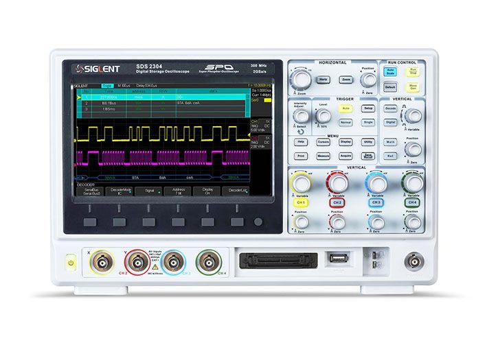 Oscyloskop cyfrowy Siglent SDS2304 LCD 8" 300MHz 28Mpts 2GSa/s