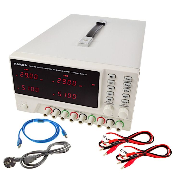Zasilacz KORAD potrójny KA3305P 2x30V5A+5V3A komunikacja z PC