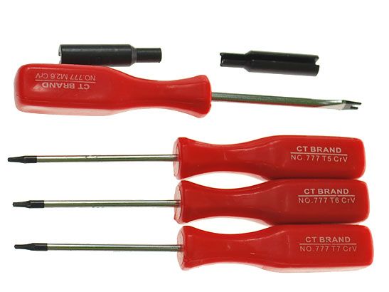 Zestaw precyzyjnych narzędzi serwisowych CT-777 | 6 elementów | Do elektroniki i GSM