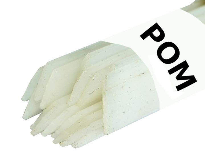 Tworzywo Plastik Spoiwo POM Pasek 8mm białe 50g