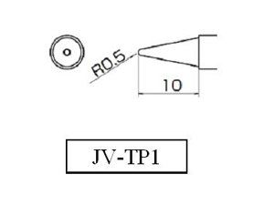 Grot uniwersalny stożek 0.5mm  JV-TP1N do stacji iSolder-40 PT AOYUE T12