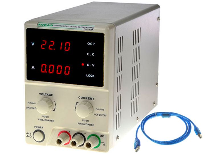 Zasilacz laboratoryjny KORAD KD6002P 60V 2A komunikacja z PC