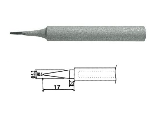 Grot do stacji stożek 0.5mm ZD-929 ZD-931 ZD-937 typ N1-1