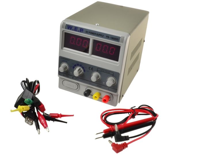 Zasilacz laboratoryjny WEP PS-1502DD  15V 2A