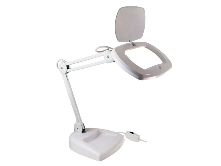 Lampa Lupa z podświetleniem LED na podstawce ZD-142B LED powiększenie x3